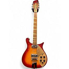 Vintage 1991 Rickenbacker Tom Petty Signature 660-12 Cherry Sunburst Solid Body Electric Guitar