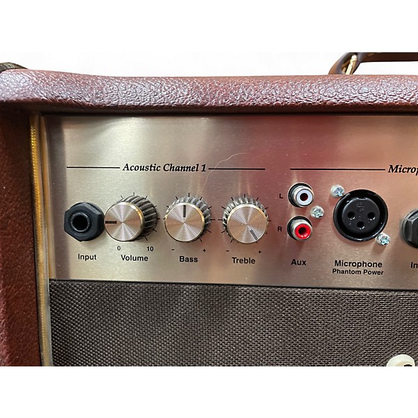 Used Marshall AS50D 50W 2X8 Acoustic Guitar Combo Amp