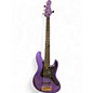 Used Brubaker JXB 5 Purple Electric Bass Guitar thumbnail