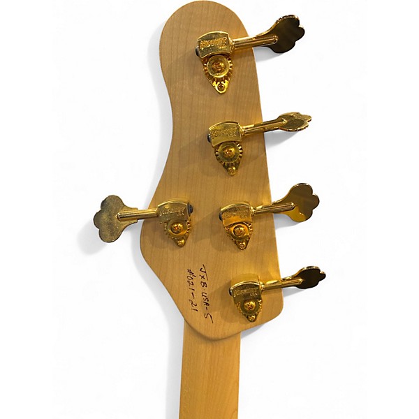 Used Brubaker JXB 5 Purple Electric Bass Guitar