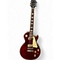 Used 2015 Gibson Les Paul Deluxe 2015 Wine Red Solid Body Electric Guitar thumbnail