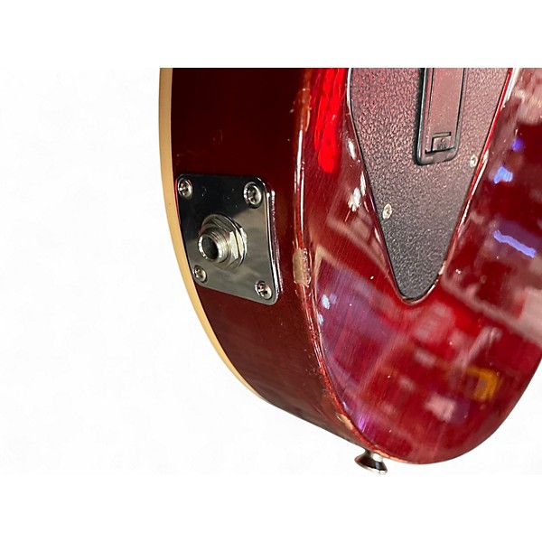 Used 2015 Gibson Les Paul Deluxe 2015 Wine Red Solid Body Electric Guitar