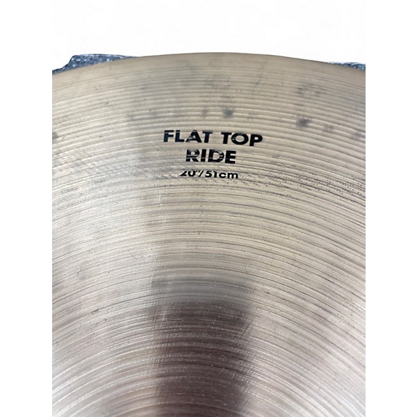 Used Zildjian 20in Flat Top Ride Cymbal