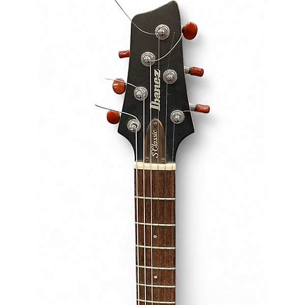 Used Ibanez S Classic Metallic Black Solid Body Electric Guitar