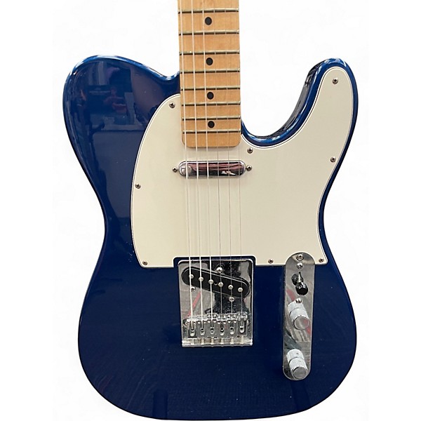 Used 2006 Fender Standard Telecaster Blue Solid Body Electric Guitar