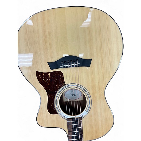 Used Taylor 214CE Natural Acoustic Electric Guitar
