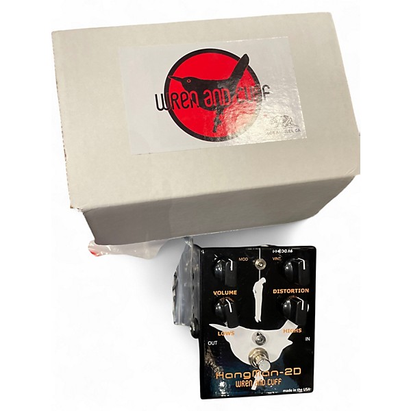 Used Wren And Cuff Hangman-2D Distortion Effect Pedal