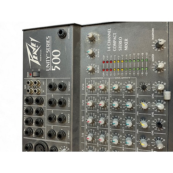 Used Peavey unity 500 Powered Mixer