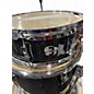 Used Ludwig 5 Piece ELEMEN T Black Drum Kit