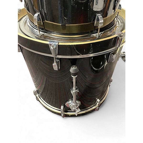 Used Ludwig 5 Piece ELEMEN T Black Drum Kit