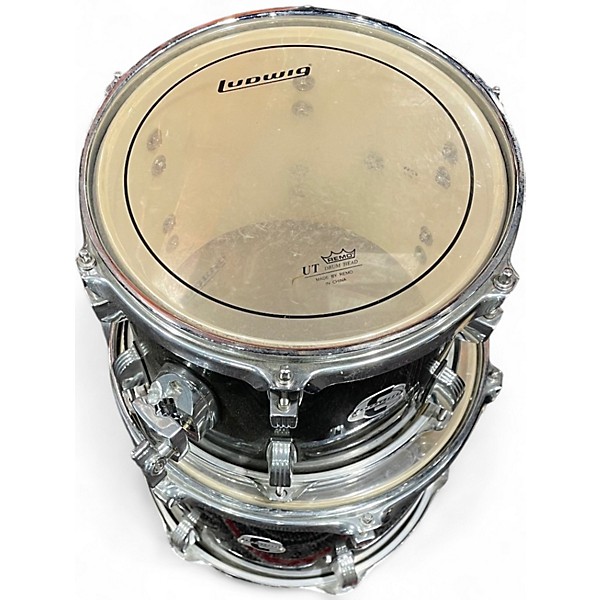 Used Ludwig 5 Piece ELEMEN T Black Drum Kit