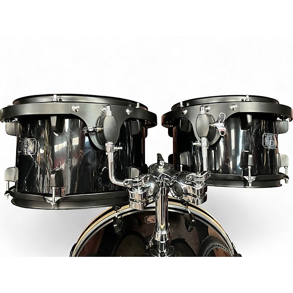 Used TAMBURO 5 Piece PLAYER SERIES T5 DARK R22 5 PIECE Black Drum Kit