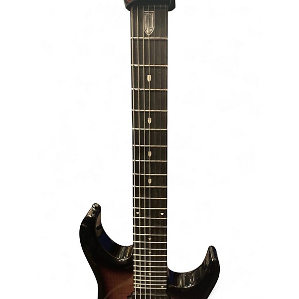Used Sterling by Music Man John Petrucci JP157 7 String Purple Solid Body Electric Guitar