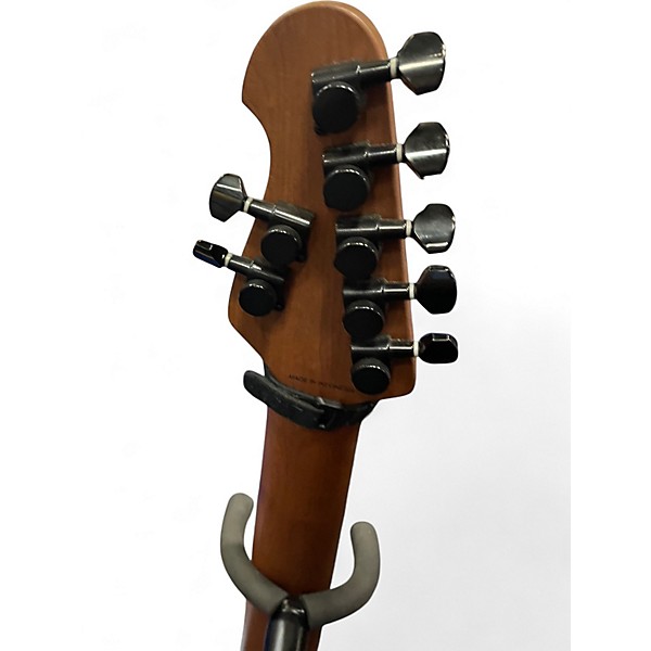 Used Sterling by Music Man John Petrucci JP157 7 String Purple Solid Body Electric Guitar