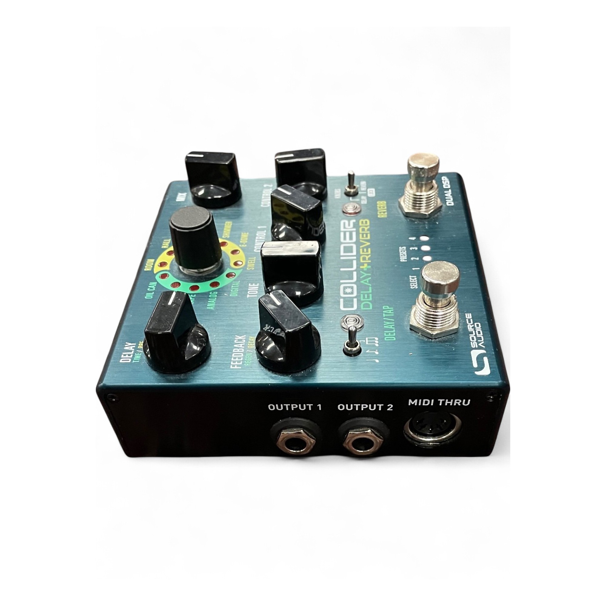 Used Source Audio COLLIDER DELAY AND REVERB Effect Pedal