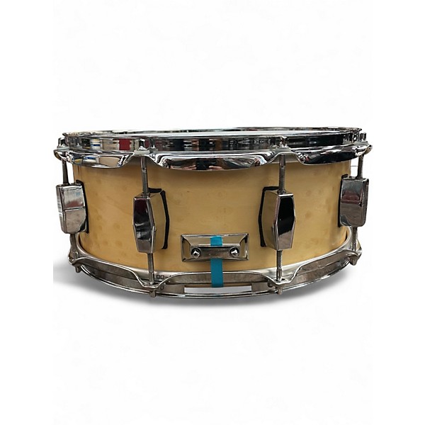 Used Grover Pro 14X5.5 Custom Maple Snare Satin natural Drum