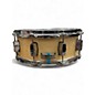 Used Grover Pro 14X5.5 Custom Maple Snare Satin natural Drum