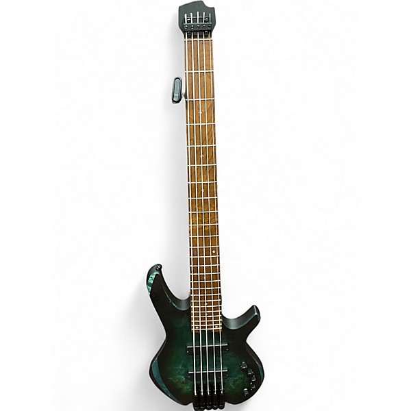 Used Cort SPACE 5 DUST GREEN Electric Bass Guitar