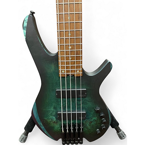 Used Cort SPACE 5 DUST GREEN Electric Bass Guitar