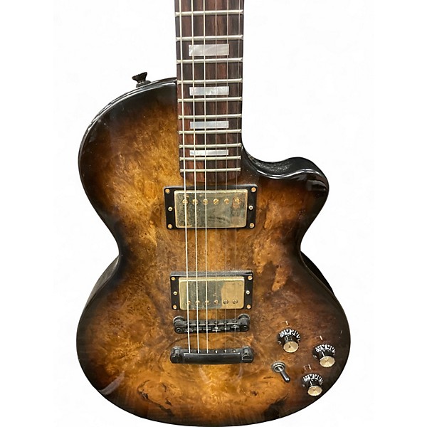 Used Monikers Les Paul Antique Burst Solid Body Electric Guitar