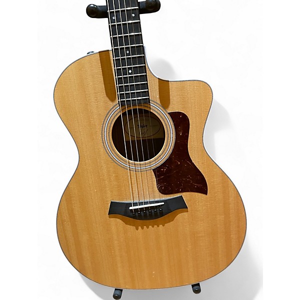 Used Taylor 214CE Natural Acoustic Electric Guitar