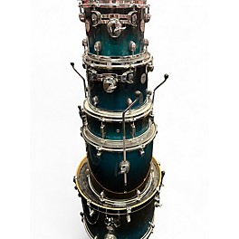 Used Mapex 5 Piece Meridian Birch Green Fade Drum Kit