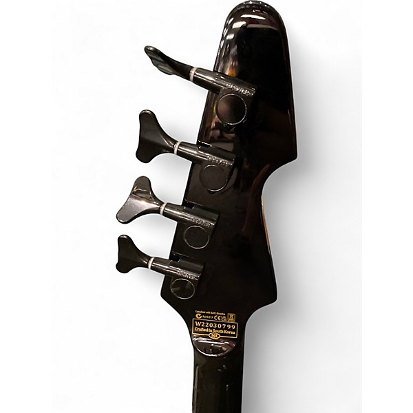 Used Schecter Guitar Research Dale Stewart Signature Black Electric Bass Guitar