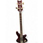 Used Schecter Guitar Research Stiletto Elite 4 String Wine Red Electric Bass Guitar