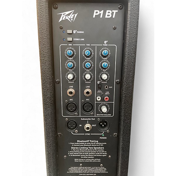 Used Peavey P1BT Powered Speaker