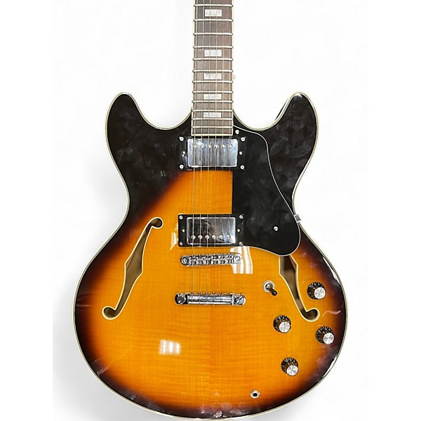 Used Sire Larry Carlton H7 Vintage Sunburst Hollow Body Electric Guitar