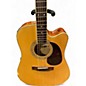 Used Zager ZAD-50CE Natural Acoustic Electric Guitar