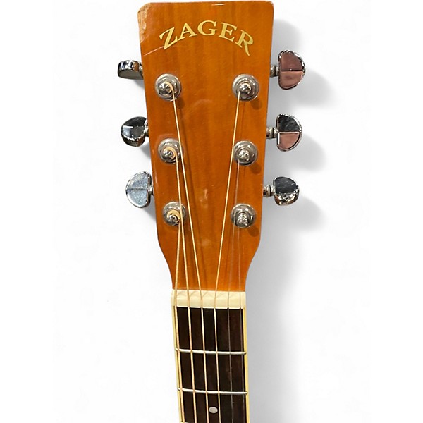 Used Zager ZAD-50CE Natural Acoustic Electric Guitar