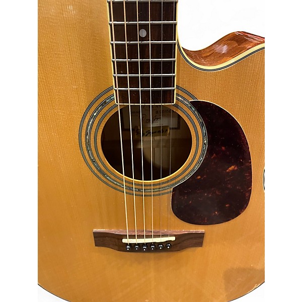 Used Zager ZAD-50CE Natural Acoustic Electric Guitar