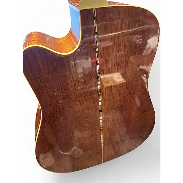 Used Zager ZAD-50CE Natural Acoustic Electric Guitar