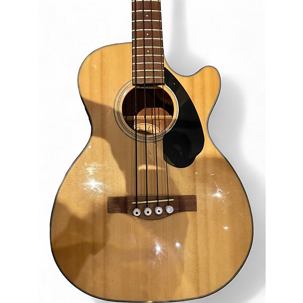 Used Fender CB 60SCE Natural Acoustic Bass Guitar