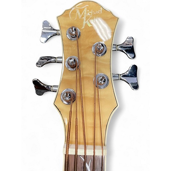 Used Michael Kelly MKDF5 5 String Dragonfly Acoustic Electric Natural Acoustic Bass Guitar