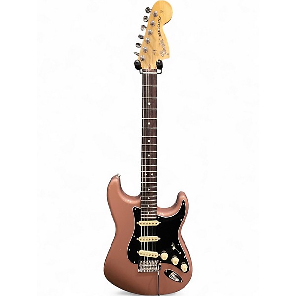 Used Fender American Performer Stratocaster SSS Rose Gold Metallic Solid Body Electric Guitar