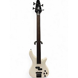 Used Rogue LX200BF Series III White Electric Bass Guitar