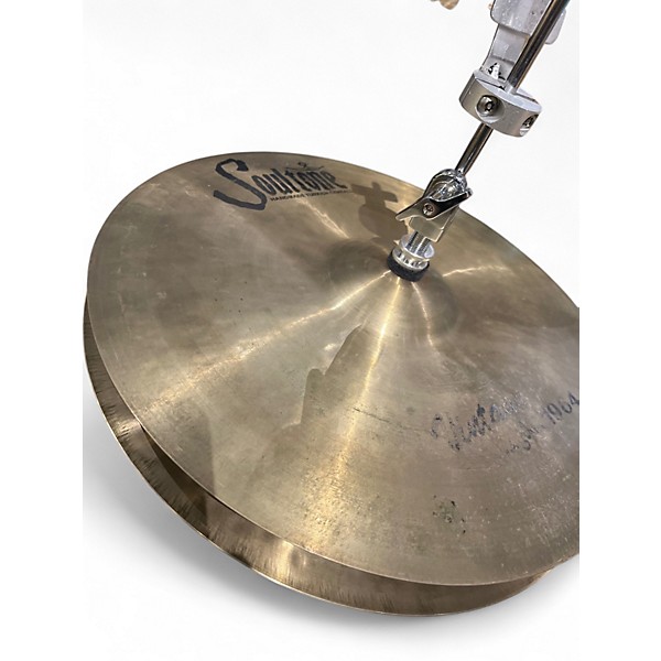 Used Soultone 14in Vintage Old School 1964 Hi Hat Pair Cymbal