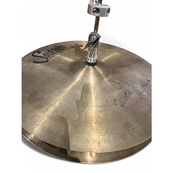 Used Soultone 14in Vintage Old School 1964 Hi Hat Pair Cymbal