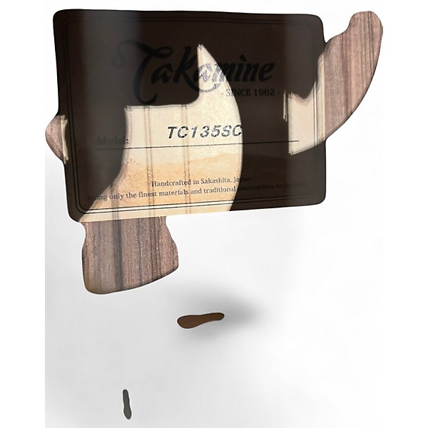 Used Takamine TC135SC Natural Classical Acoustic Electric Guitar