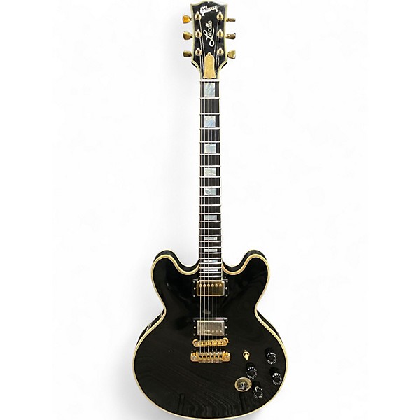 Vintage 1996 Gibson Lucille Black Solid Body Electric Guitar