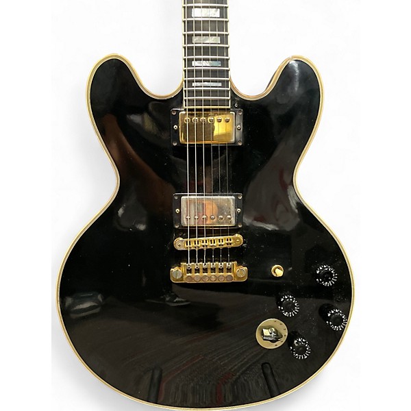 Vintage 1996 Gibson Lucille Black Solid Body Electric Guitar