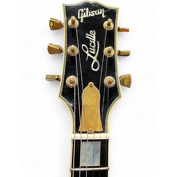 Vintage 1996 Gibson Lucille Black Solid Body Electric Guitar
