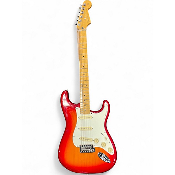 Used Fender PLAYER II STRATOCASTER ASH Cherry Sunburst Solid Body Electric Guitar
