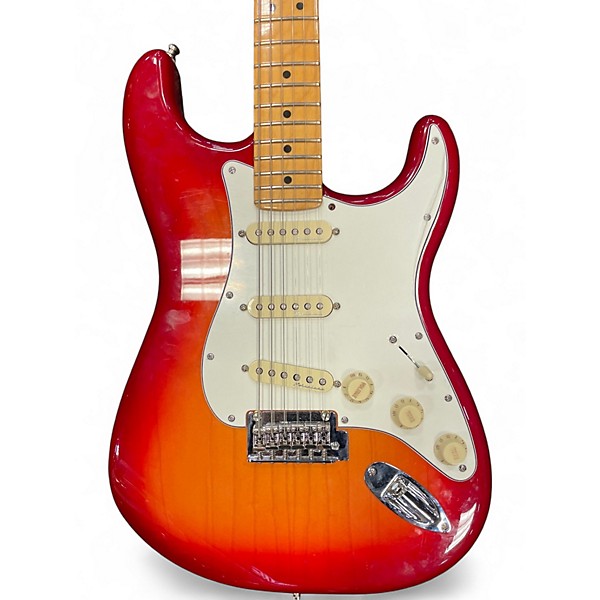Used Fender PLAYER II STRATOCASTER ASH Cherry Sunburst Solid Body Electric Guitar