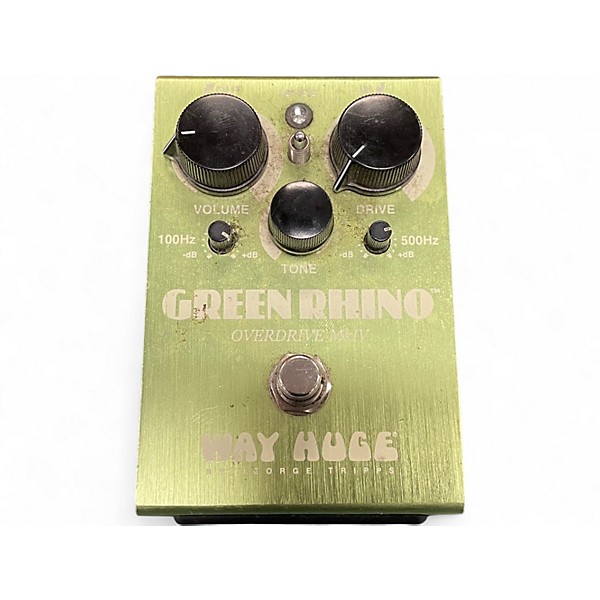 Used Way Huge Electronics WHE202 Green Rhino Overdrive Effect Pedal