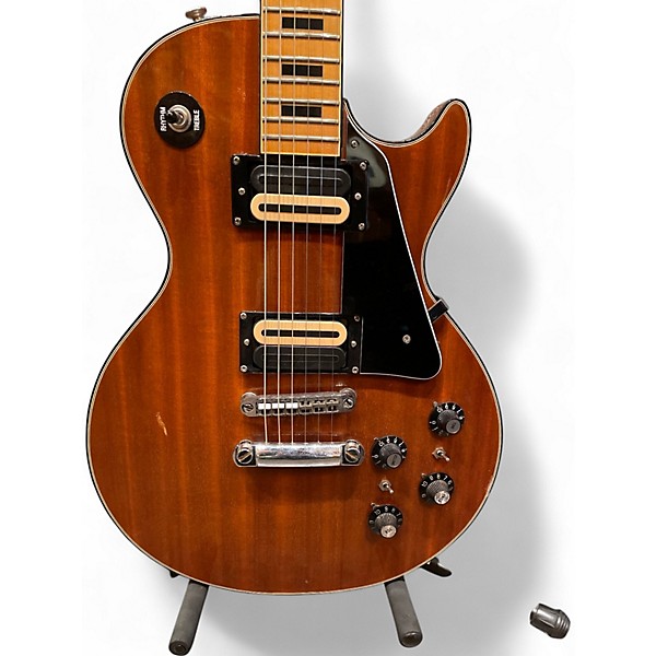 Vintage 1970s Ibanez Model 2393 LP Style Natural Solid Body Electric Guitar