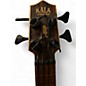 Used Kala Striped Ebony Acoustic Electric U-Bass Natural Acoustic Bass Guitar