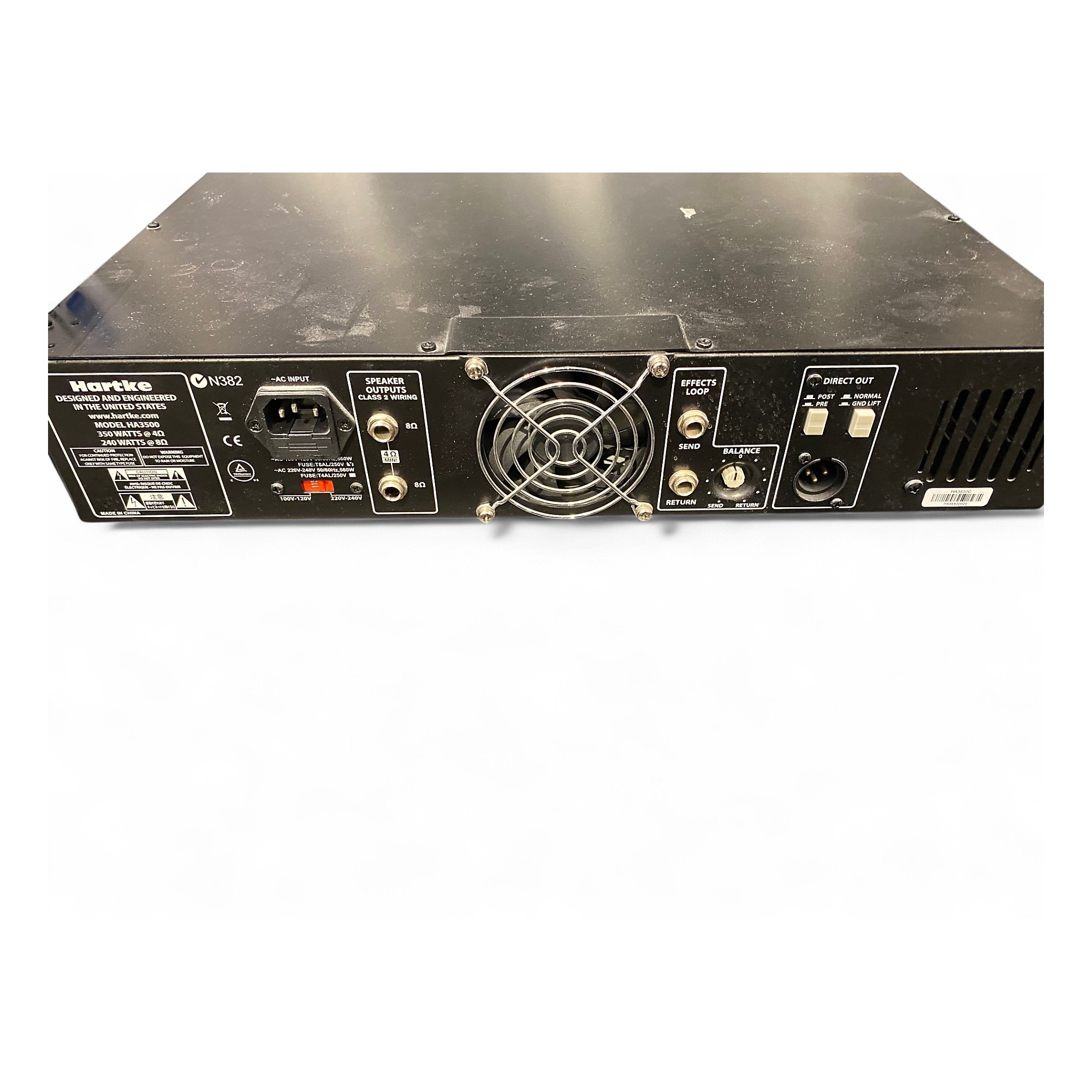 ハ-トキ-ha3500 Used Hartke ha3500 Bass Amp Head | Guitar Center